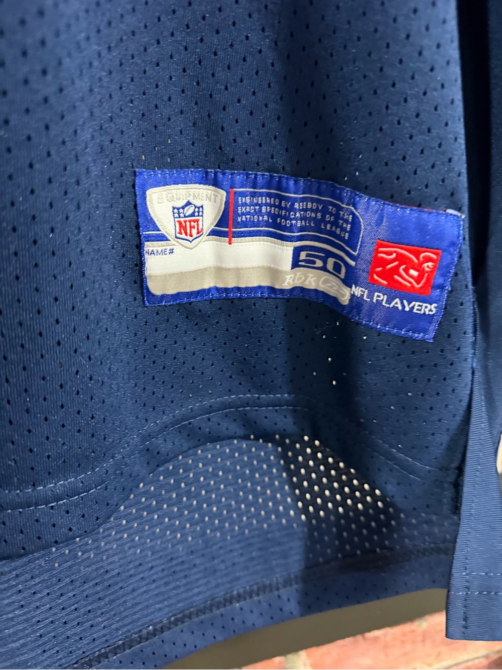 Chicago Bears Walter Payton Reebok Men’s Navy #34 Football Jersey size 50 - Picture 3 of 8